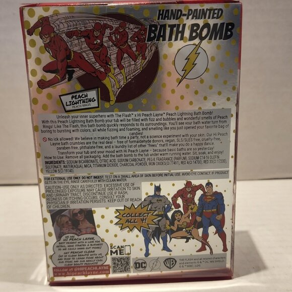 New Set of 3 Super Hero Bath Bombs - Wonder Woman, Superman & The Flash - Picture 7 of 8